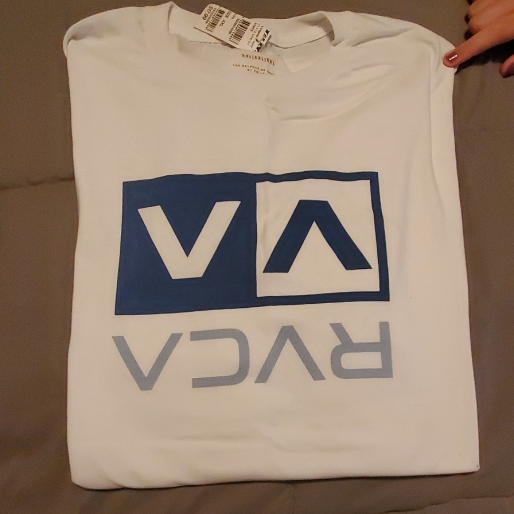 Mens rcva white tshirt